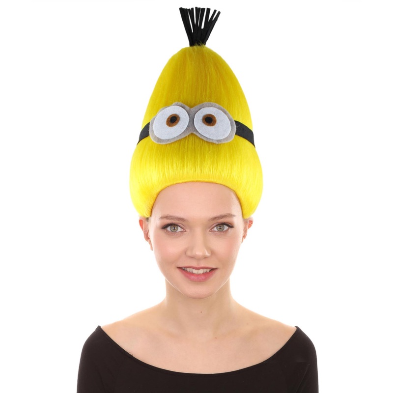 Animation Yellow Unisex Wig | Tall Cartoon Film Series | Premium Breathable Capless Cap