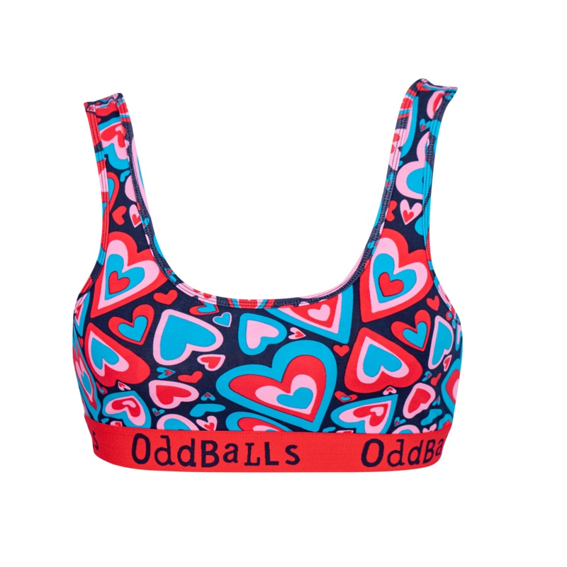 Love Hearts - Ladies Bralette|XS|Small|Medium|Large|XL|2XL|3XL