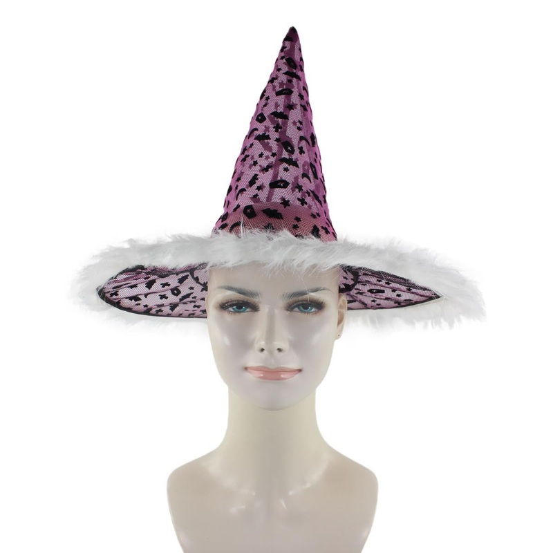 Purple & Black Witch Hat|Adult