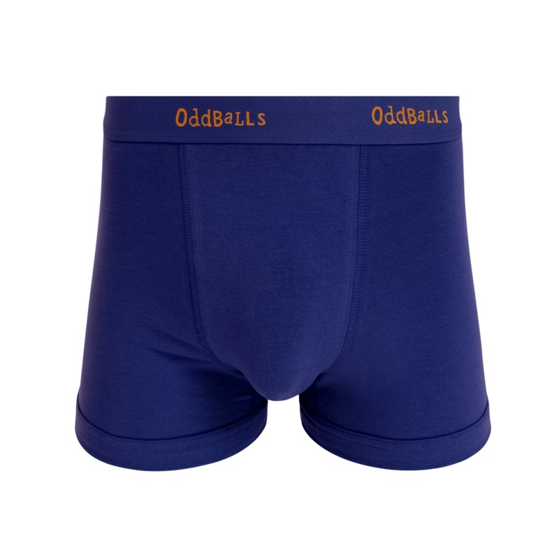Wavy Navy - Mens Cotton Boxer Shorts