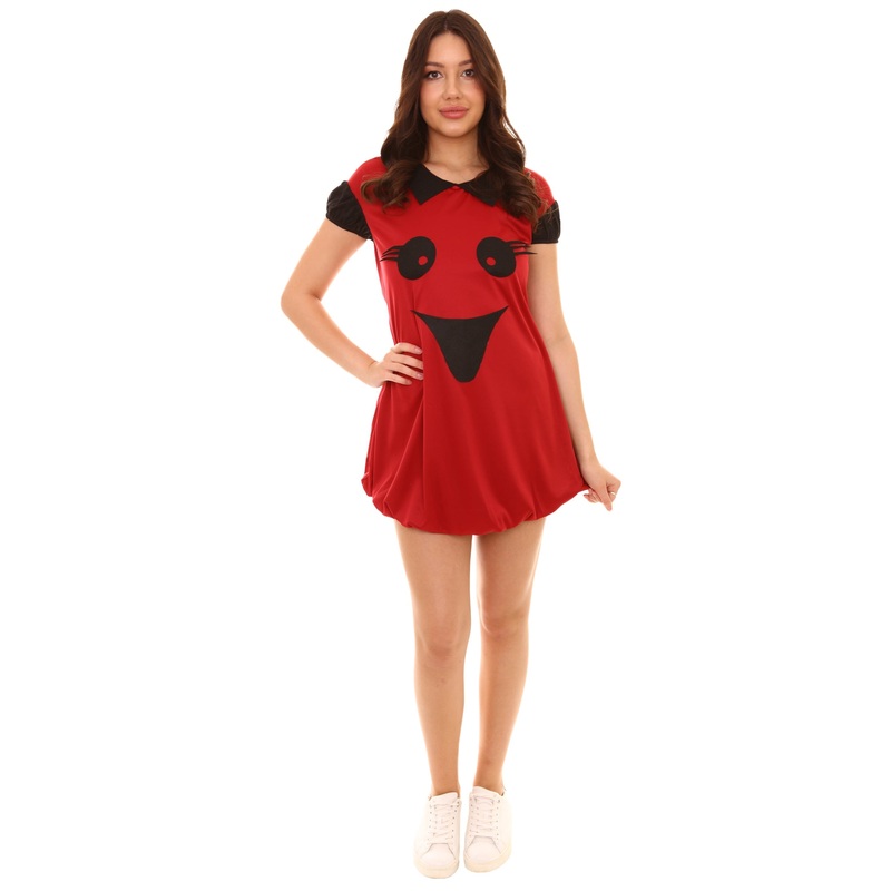 Women's Ghost Dress Costume | Red Halloween Costume