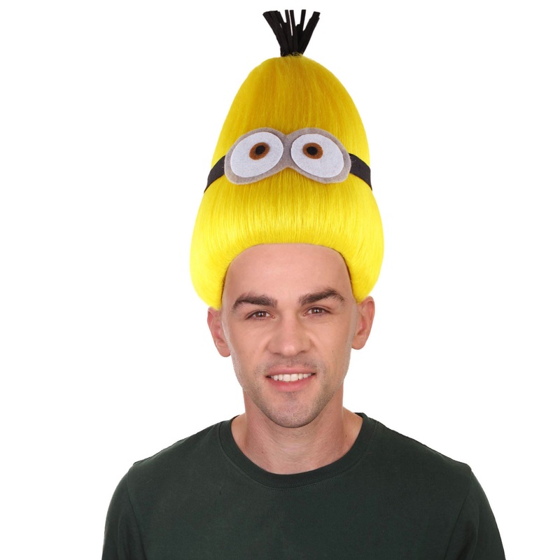 Animation Yellow Men's Wig | Premium Breathable Capless Cap