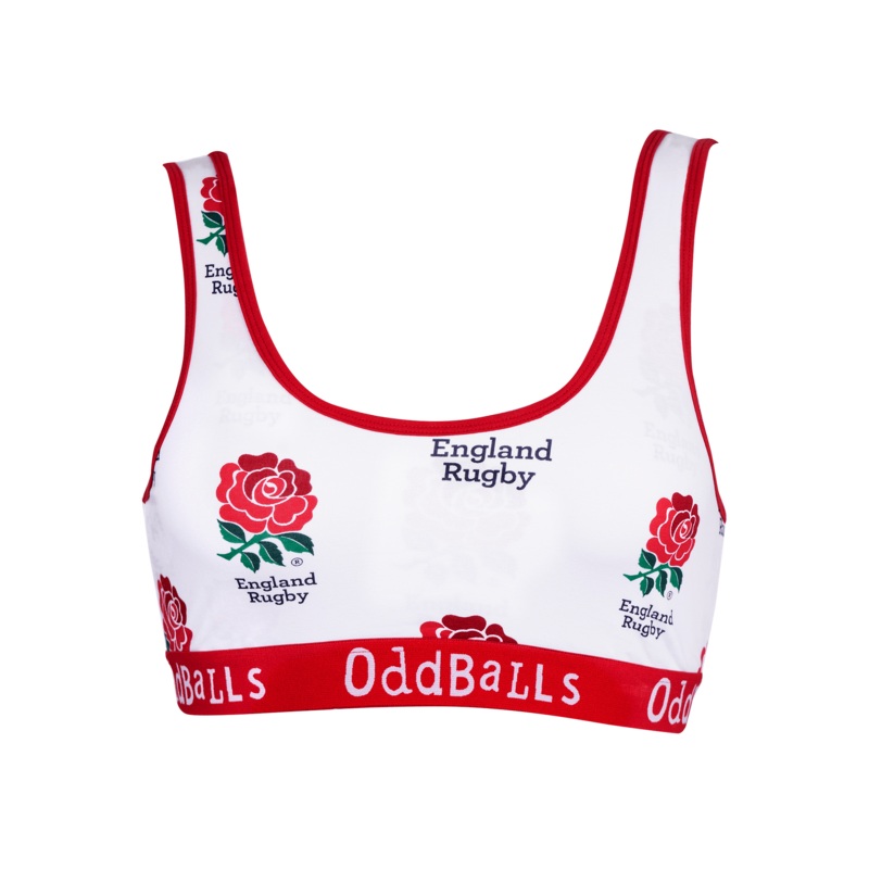 England Rugby - White - Ladies Bralette