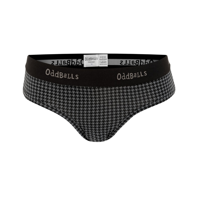 Houndstooth - Ladies Briefs|Size 6|Size 8|Size 10|Size 12|Size 14|Size 16|Size 18|Size 20