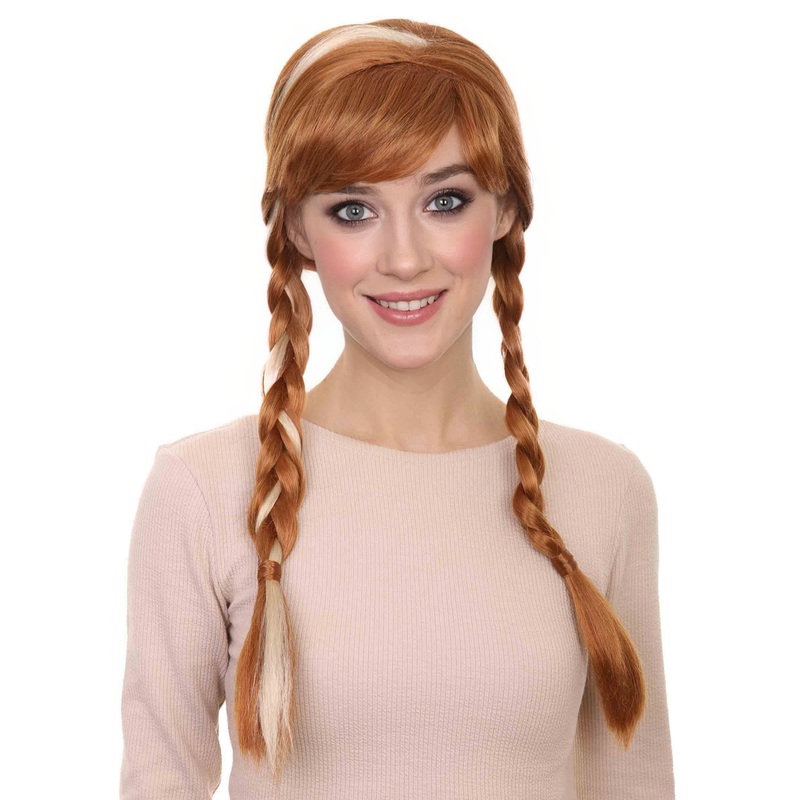 Womens Maiden Wig | Braided Traditional Halloween Wig | Premium Breathable Capless Cap