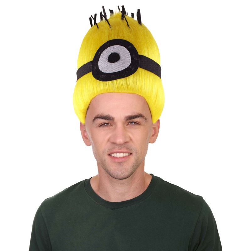 Animation Yellow Men's Wig|Adult|Kids