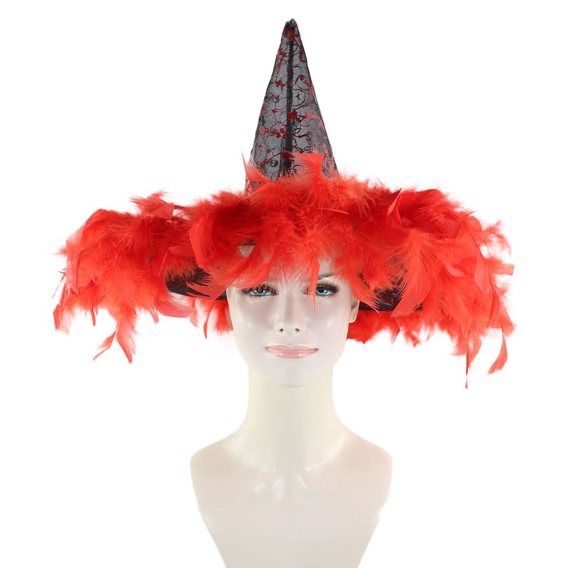 Black & Red Witch Hat|Adult