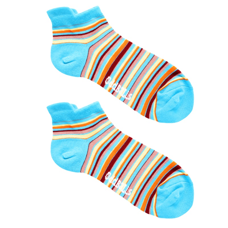 Cyan Lines - Ankle Socks|1-2|3-6|7-10|11-13