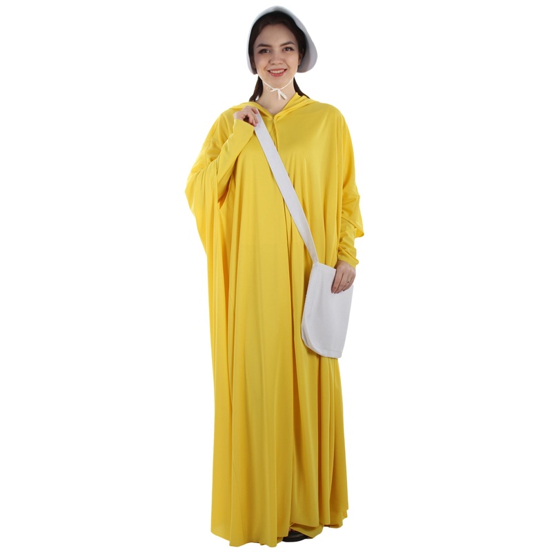 Women's Handmaid Full Set Costume | Orange Fancy Costume