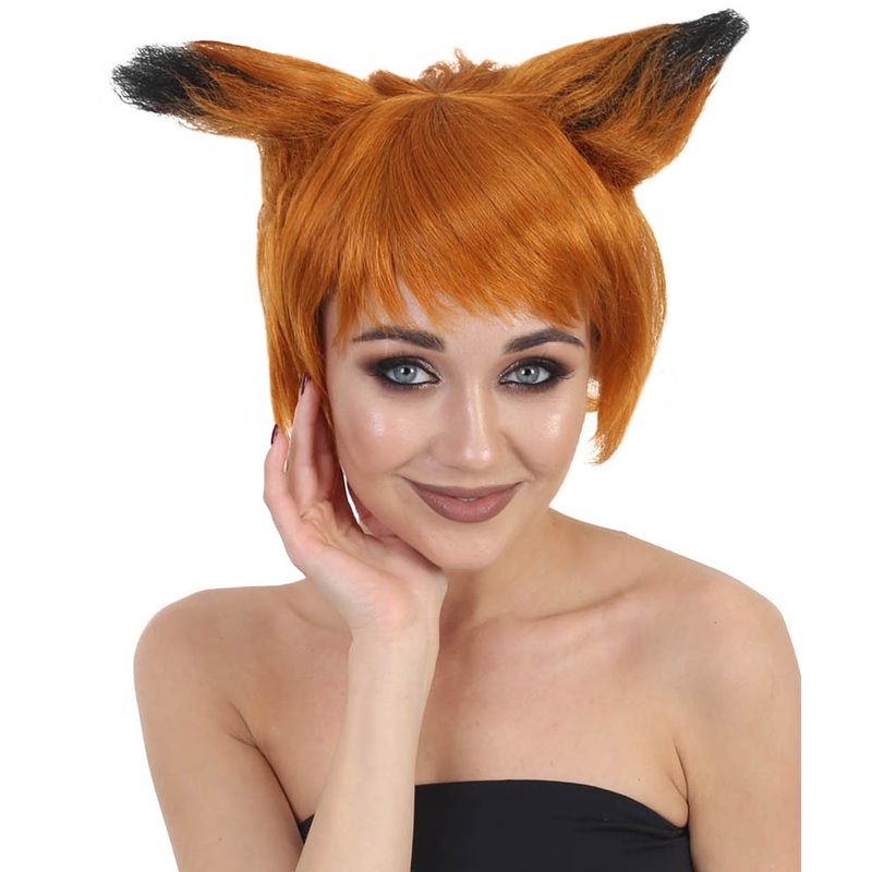 Zoo Unisex Wig | Brown Short Fancy Wig | Premium Breathable Capless Cap