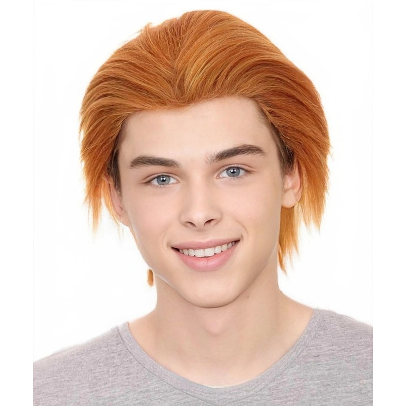 Creepy Doll Cult Wig | Orange Wig | Premium Breathable Capless Cap