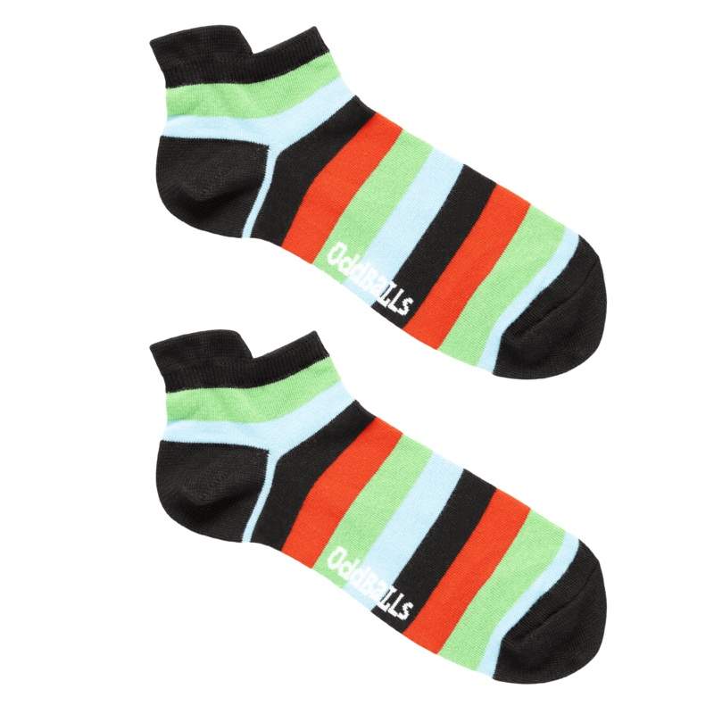 Green Stripes - Ankle Socks|1-2|3-6|7-10|11-13