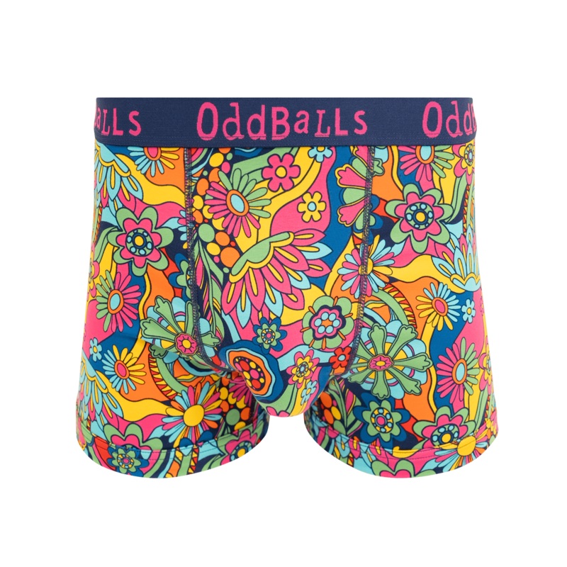 Wildflower - Mens Cotton Boxer Shorts