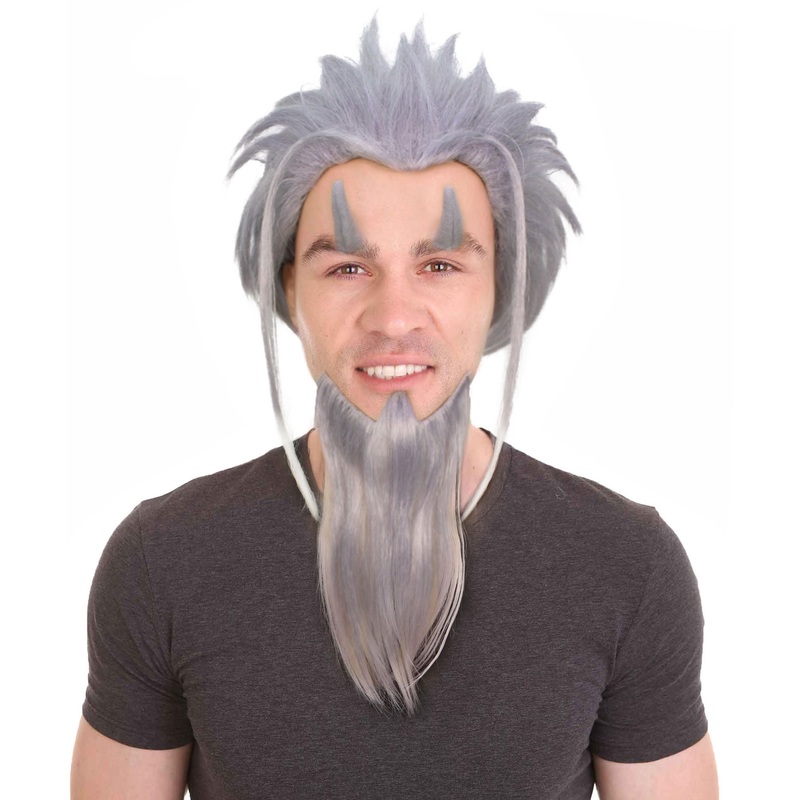 Adult Men's Anime Wig | Perfect for Halloween | Synthetic Fiber| Wig