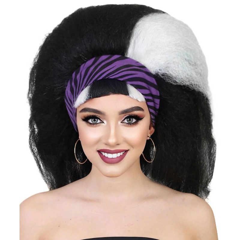 Adult women Multicolor Wig,Flame-retardant Synthetic Fiber | Premium Breathable Capless Cap