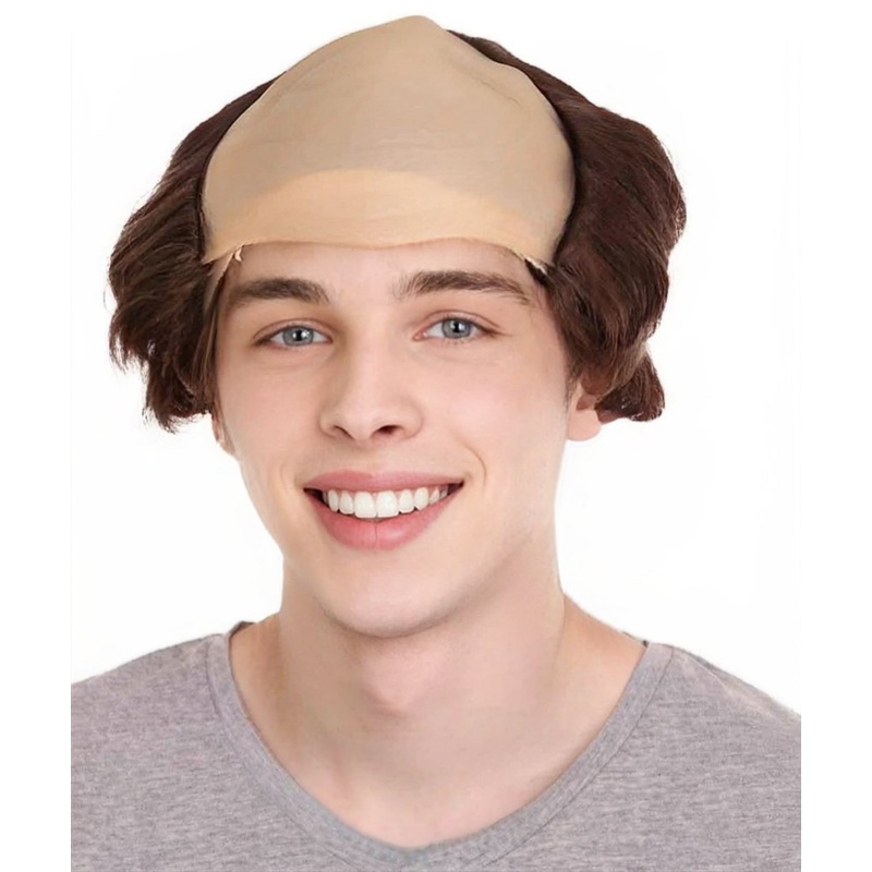 Brown Balding Mens Wig | Wig With Cap