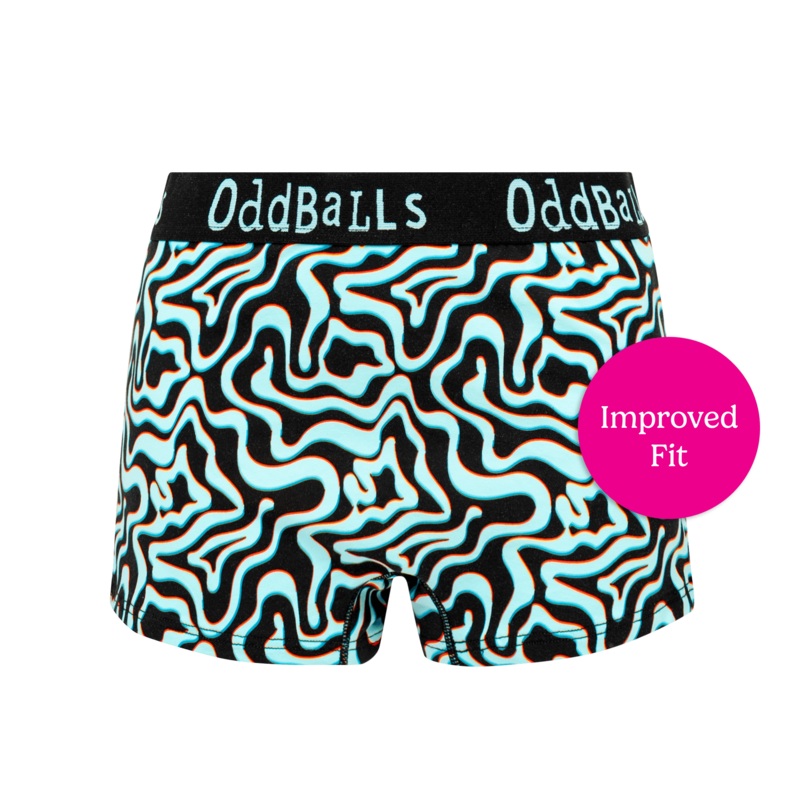 Neon Lava - Ladies Boxers|Size 6|Size 8|Size 10|Size 12|Size 14|Size 16|Size 18|Size 20