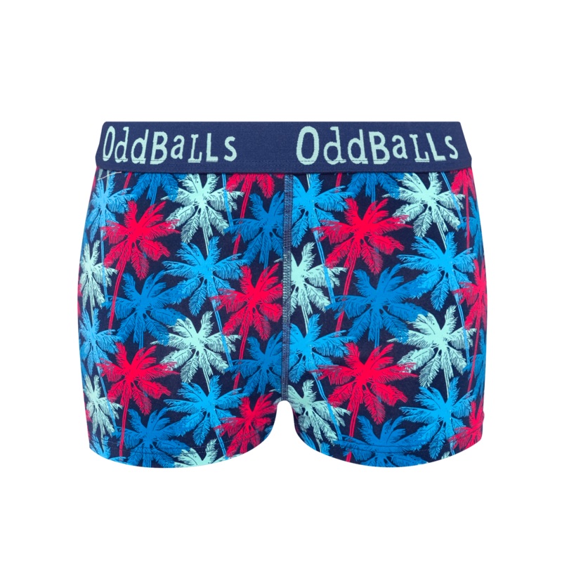 Palm Trees - Ladies Boxers|Size 6|Size 8|Size 10|Size 12|Size 14|Size 16|Size 18|Size 20