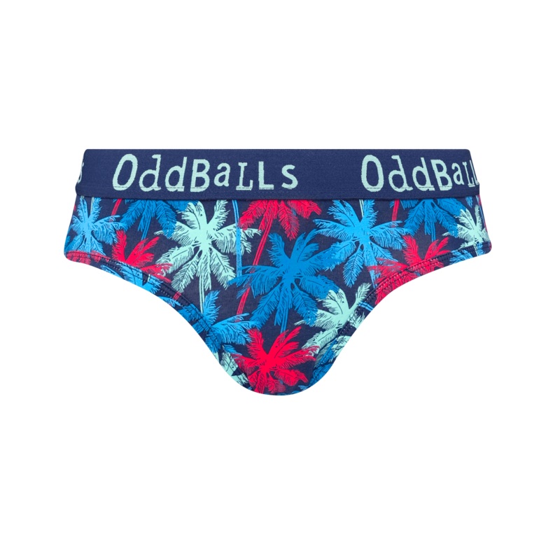 Palm Trees - Ladies Briefs|Size 6|Size 8|Size 10|Size 12|Size 14|Size 16|Size 18|Size 20