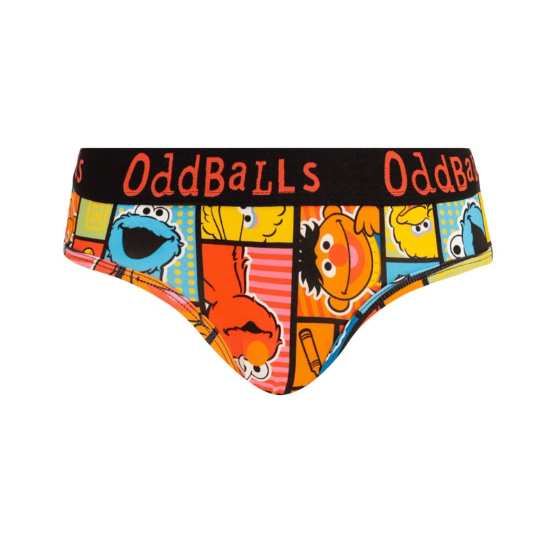 Sesame Street - Ladies Briefs|Size 6|Size 8|Size 10|Size 12|Size 14|Size 16|Size 18|Size 20