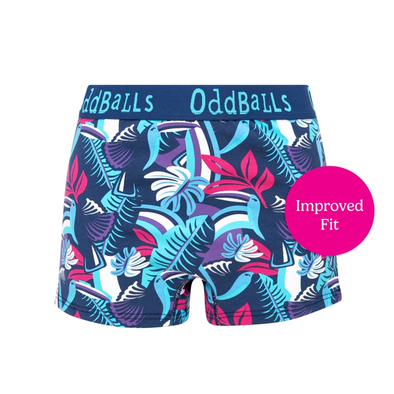 Toucan - Ladies Boxers|Size 6|Size 8|Size 10|Size 12|Size 14|Size 16|Size 18|Size 20