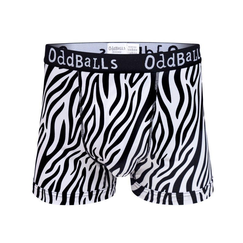 Zebra Crossing - Mens Cotton Boxer Shorts