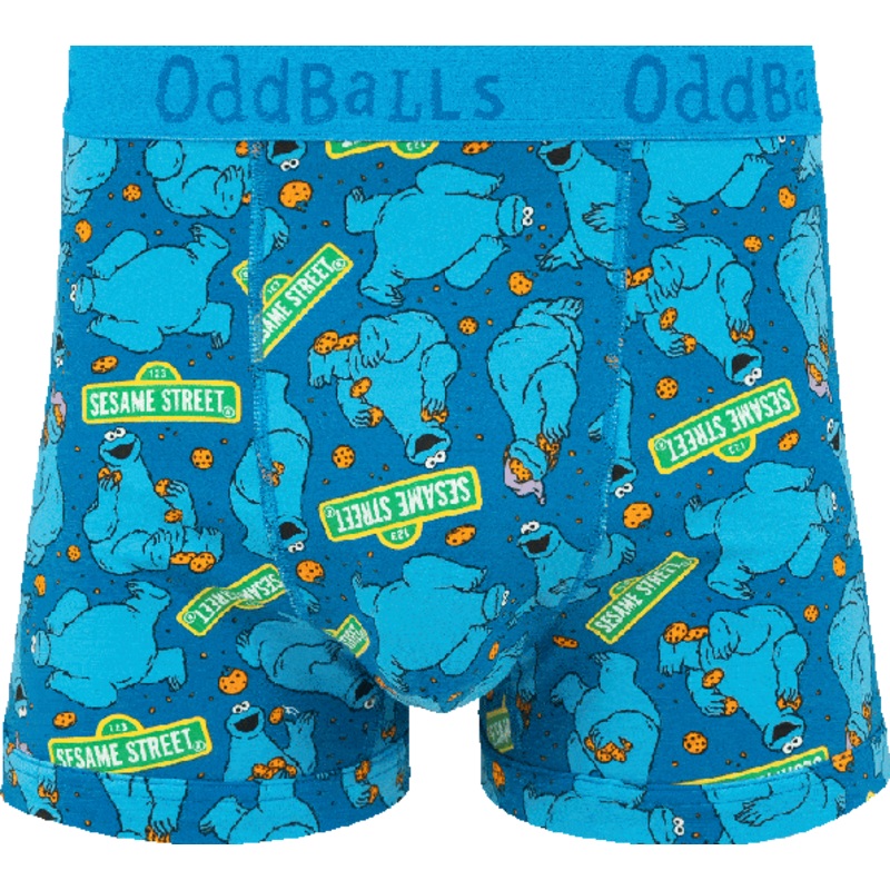 Cookie Monster - Mens Cotton Boxer Shorts