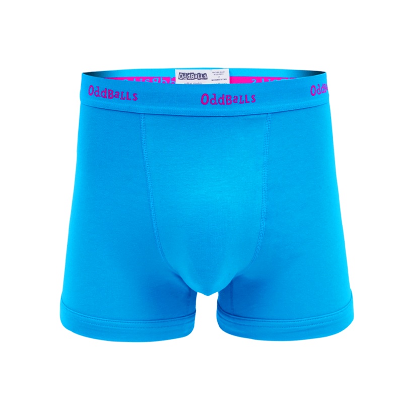 Cyan & Magenta - Mens Cotton Boxer Shorts
