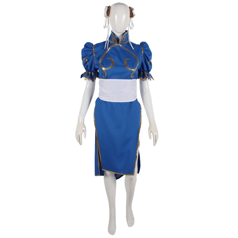 Women's Gaming Fighter Costume I Perfect for Halloween I  Flame-retardant Synthetic Fabric