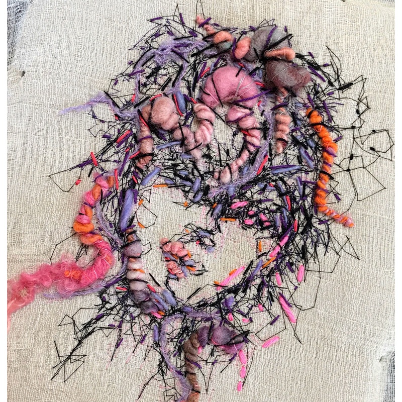 Embroidered portrait #1