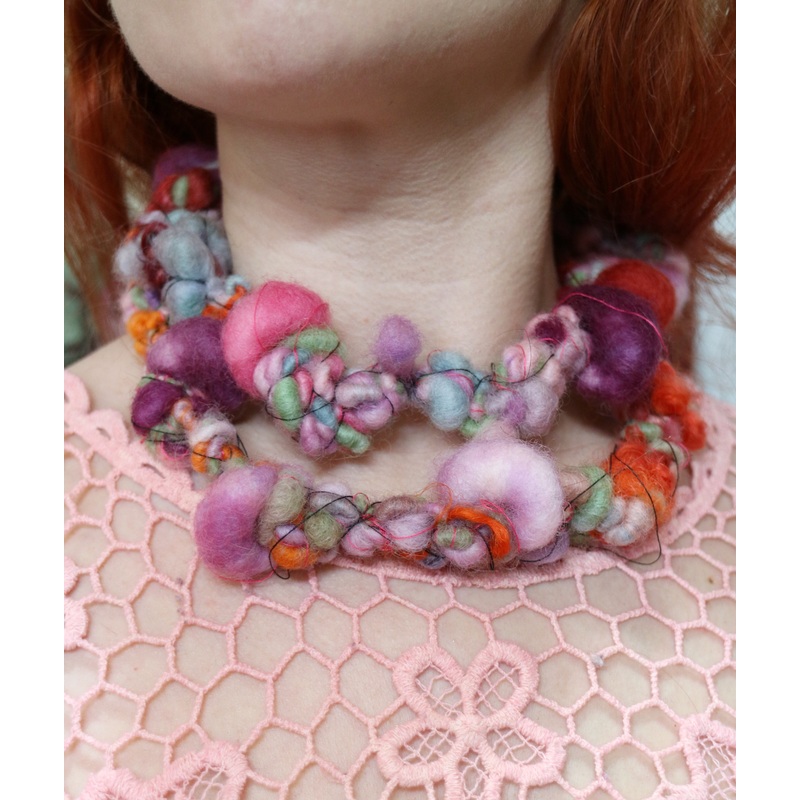 Yarn necklace no1