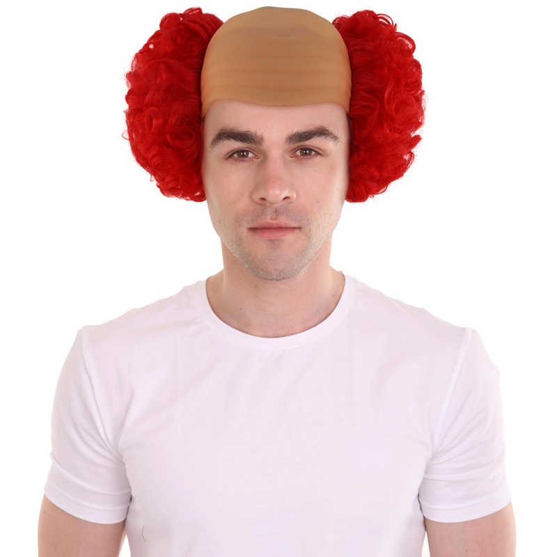 Clown Red Scary Wig | Horror TV/Movies Wigs| Flame-Retardant Synthetic Fiber