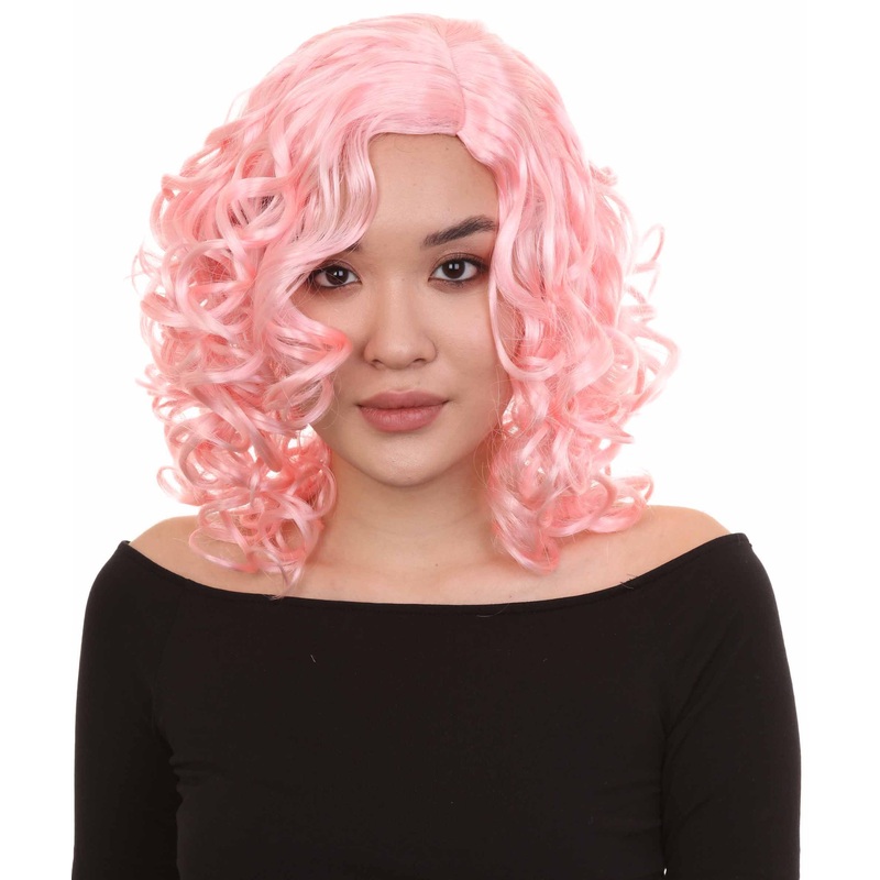 California Girl  Curls Womens Wig Collections  | Medium Glamour Halloween Wig | Premium Breathable Capless Cap