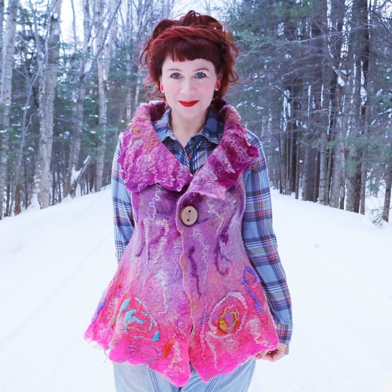 Felted vest