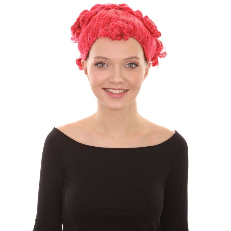 Animated Movie Character Wig | Red Halloween Party Wig | Premium Breathable Capless Cap