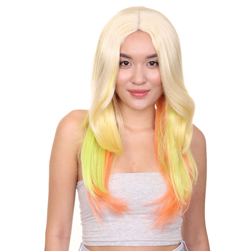 Candy Babe Girl Womens Wig | Long Blond Character Halloween Wig | Premium Breathable Capless Cap