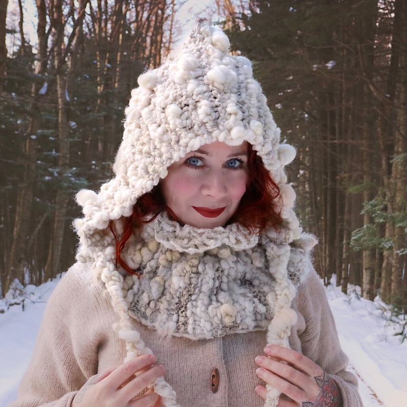 Knitted Hood hat