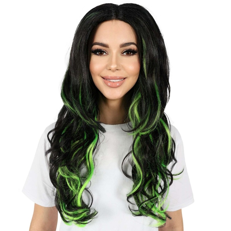 Adult Women's Gothic Wavy Multiple Wig | Halloween and Cosplay Wig | Flame-retardant Synthetic Fiber