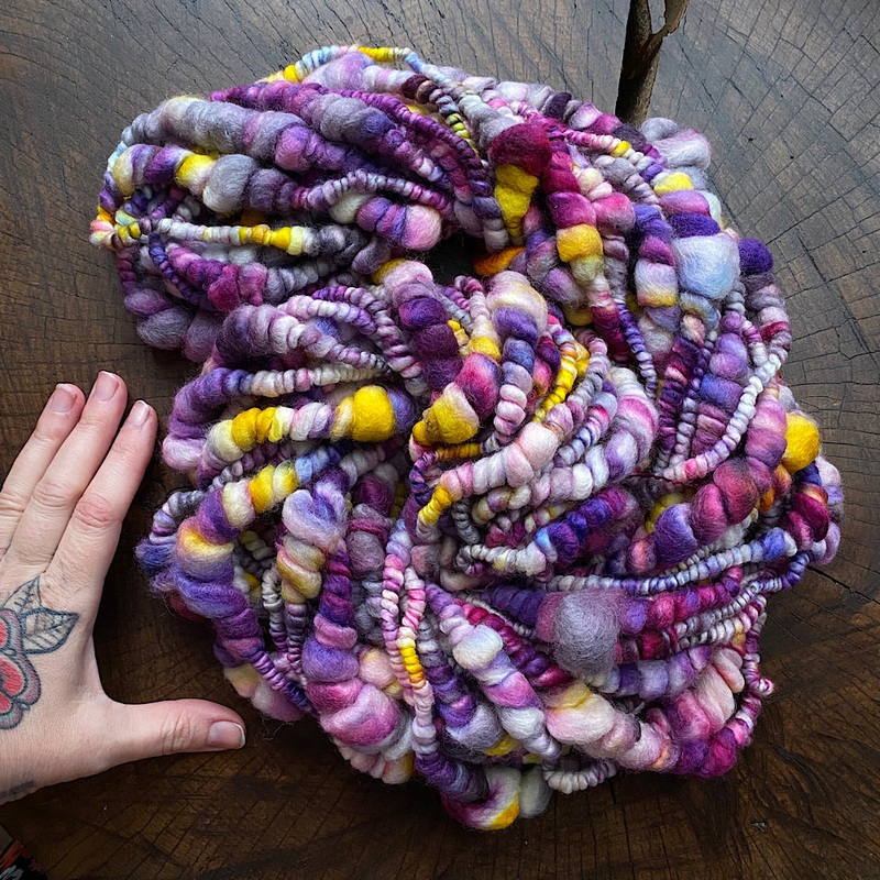 Orchid Jumbo spiral yarn|145 grams