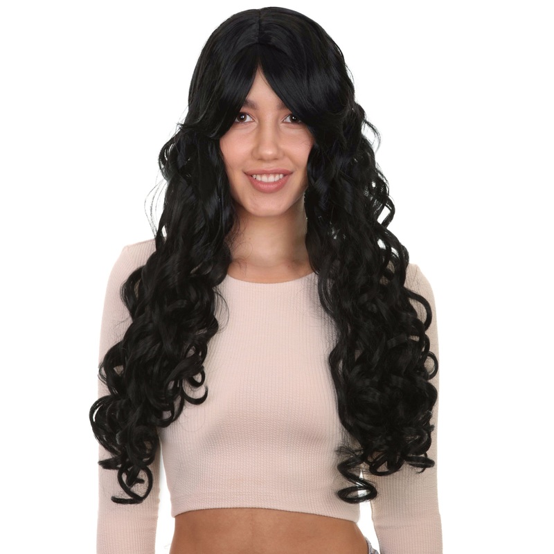 Womens VIVA Ash Multiple Wig | Long Wavy Hairpiece | Flame-Retardant Synthetic Fiber with Adjustable Breathable Cap for Halloween & Theater