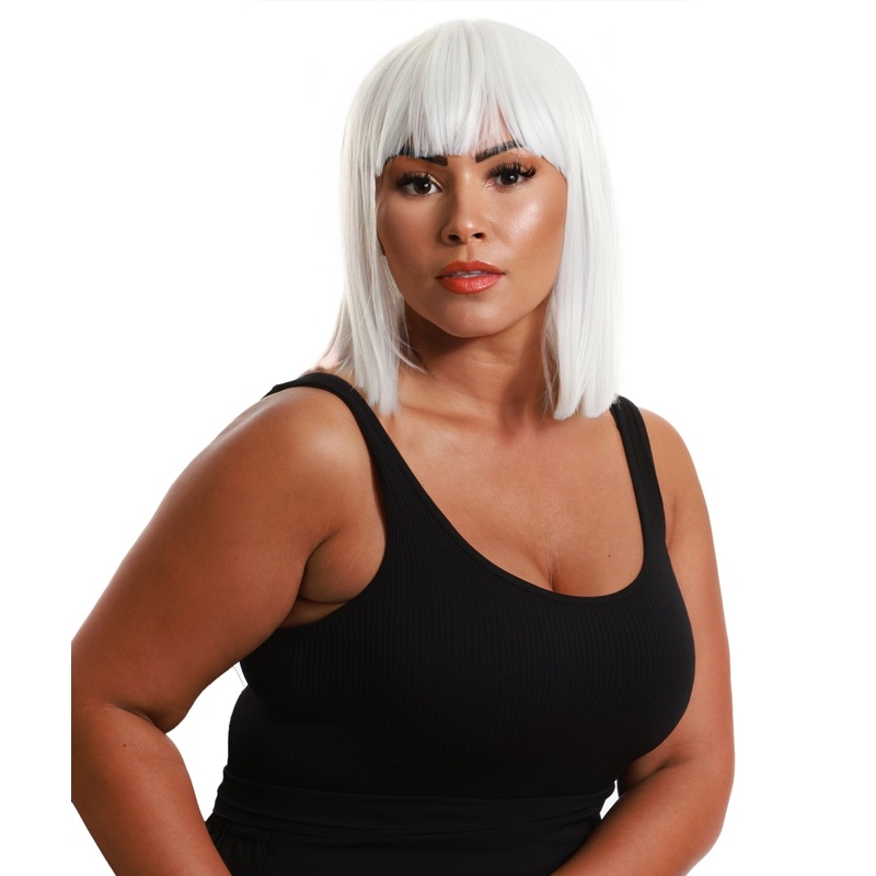 Womens VIVA Claudia Multiple color Wig | Shoulder-Length Straight Hairpiece | Flame-Retardant Synthetic Fiber with Adjustable Breathable Cap for Halloween, Party & Stage