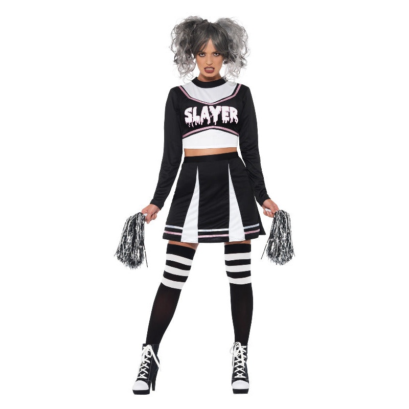 Fever Gothic Cheerleader Costume Black