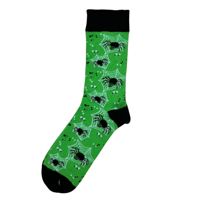 Green Spider Socks|Standard