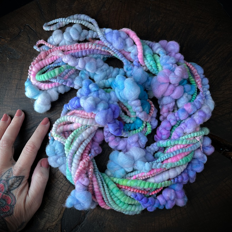Licorne - bubbly art yarn|100 grams or 3.5 oz|85 grams or 3 oz