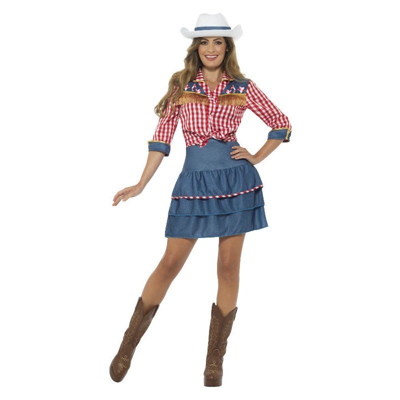 Rodeo Doll Costume Blue|Large|Medium|Small