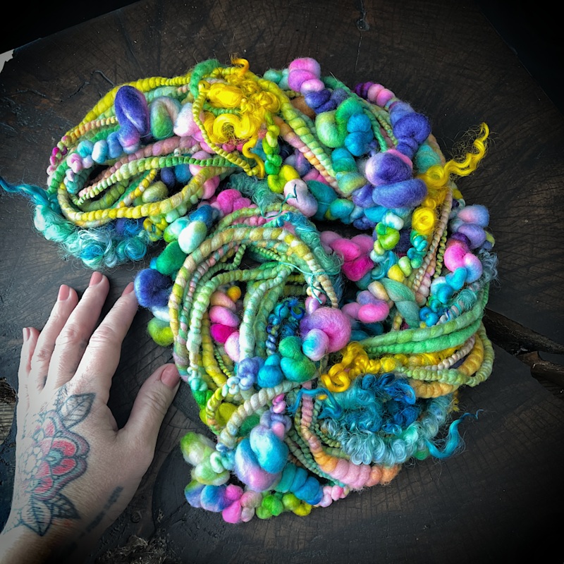 Sunblast  - bubbly art yarn|100 grams or 3.5oz
