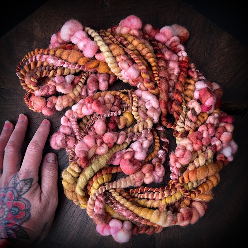 Full Bloom Roses art yarn|90 grams or 3.1 oz|80 grams or 2.8 oz