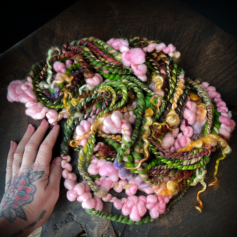 Wild roses - signature art yarn
