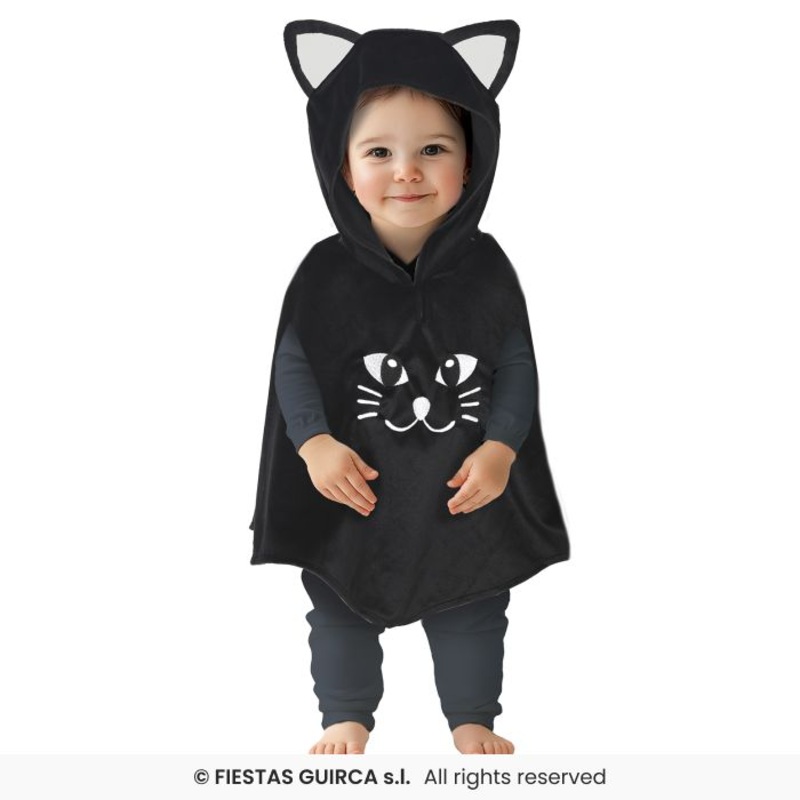 Cute Cat Poncho|18-24 months