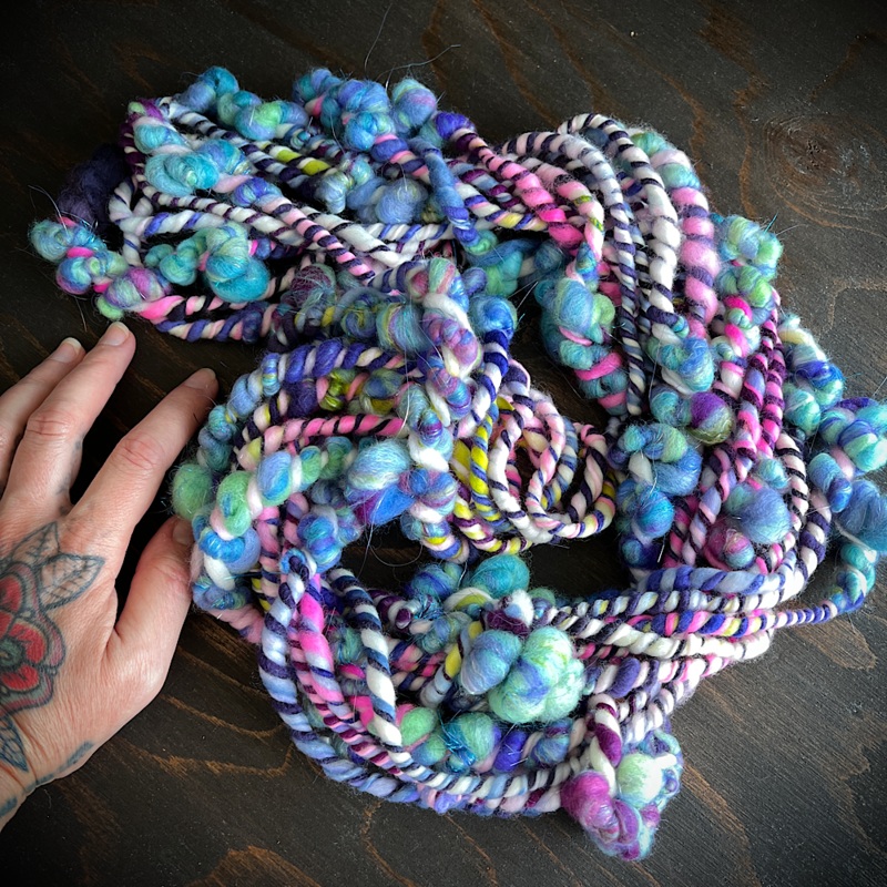 Iris jumbo weaving art yarn|85 grams or 3 oz|100 grams or 3.5 oz